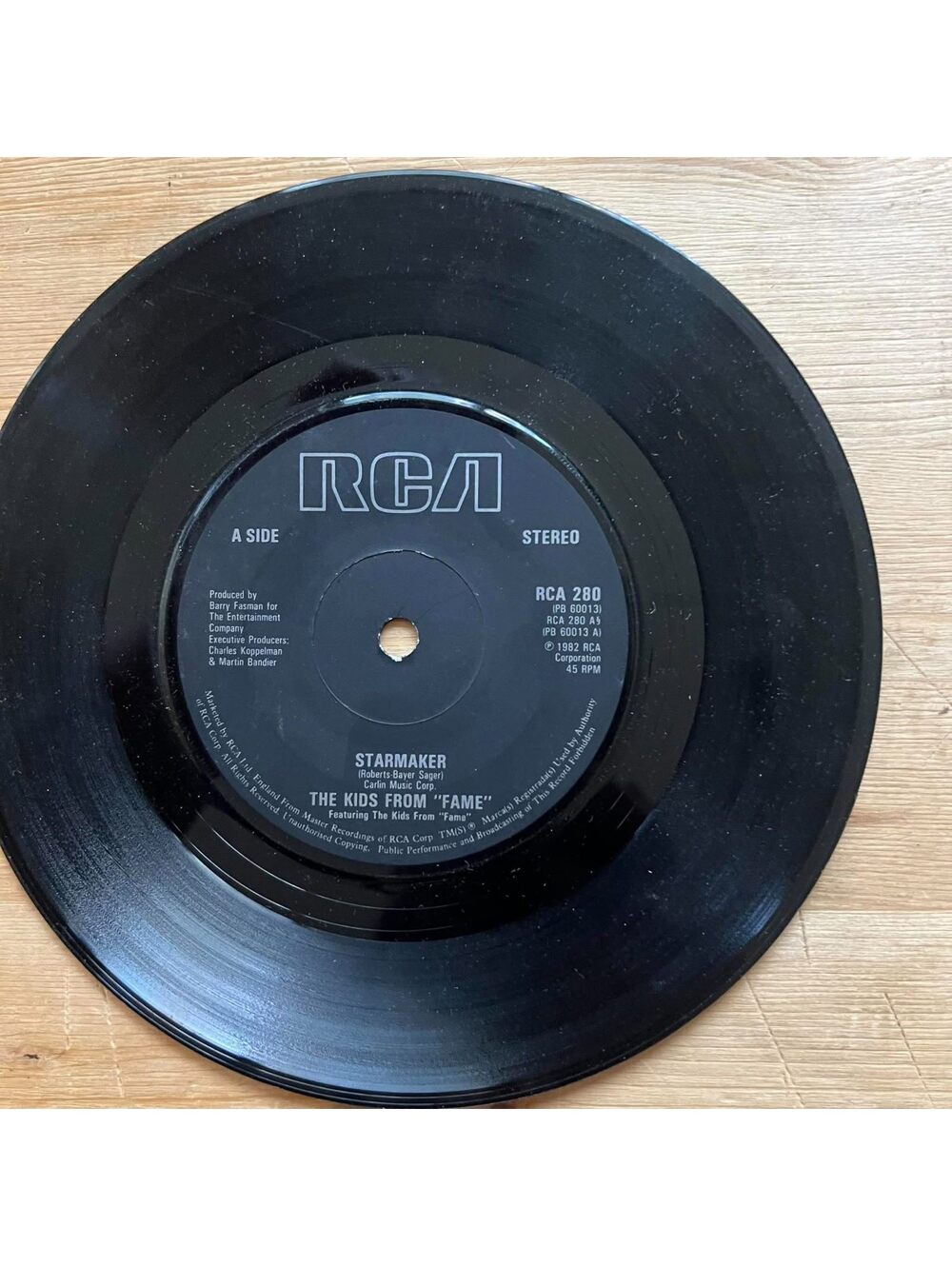 The Kids from "Fame" - Starmaker/Step up to the Mike 45rpm VG+ R19